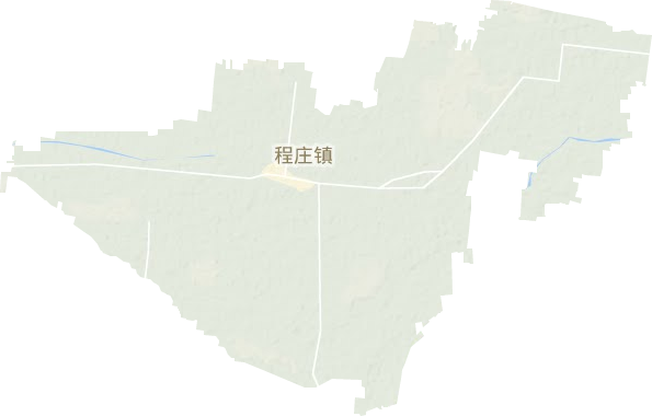 程莊鎮(zhèn)地形圖