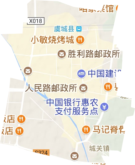 城關鎮地形圖