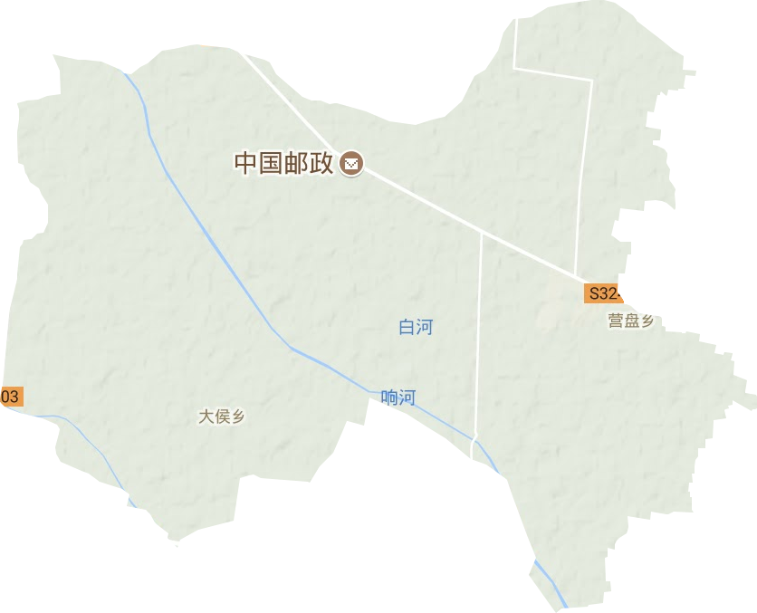 大候鄉地形圖