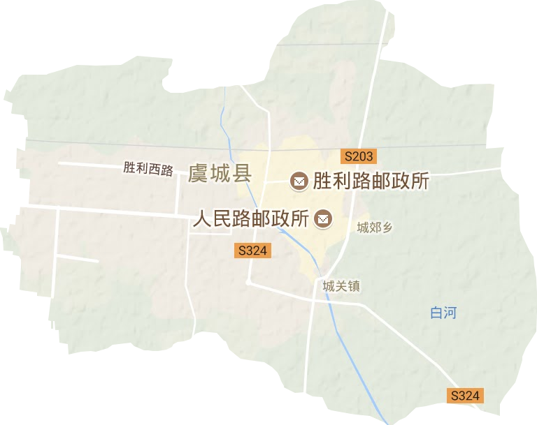 城郊鄉地形圖
