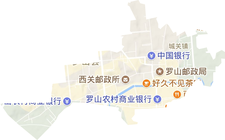 城關鎮地形圖