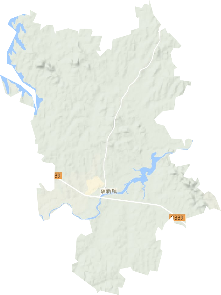潘新鎮地形圖