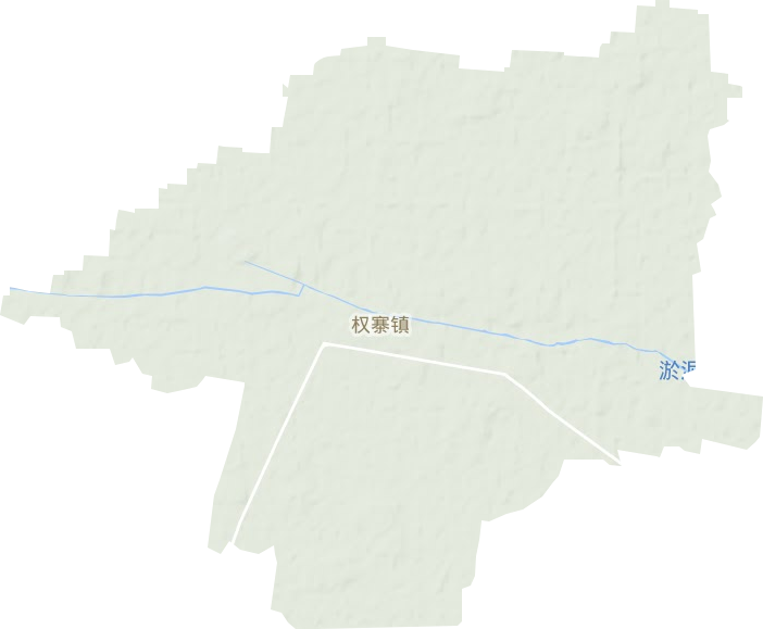 權寨鎮地形圖