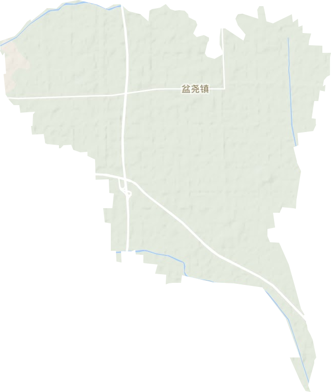 盆堯鎮地形圖