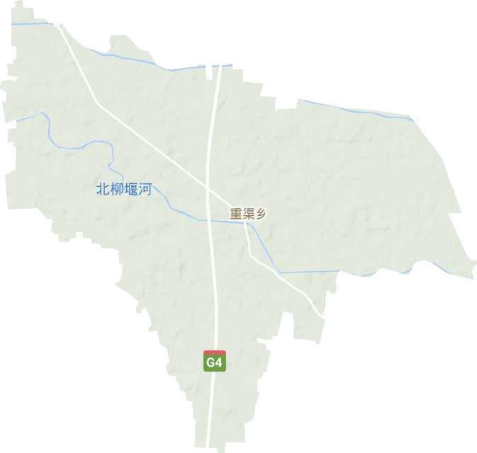 重渠鄉地形圖