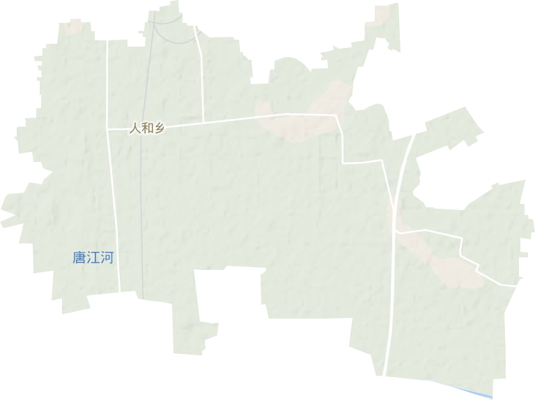 人和鄉地形圖