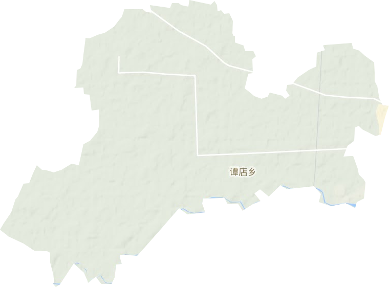 譚店鄉地形圖