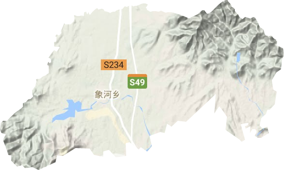 象河鄉地形圖