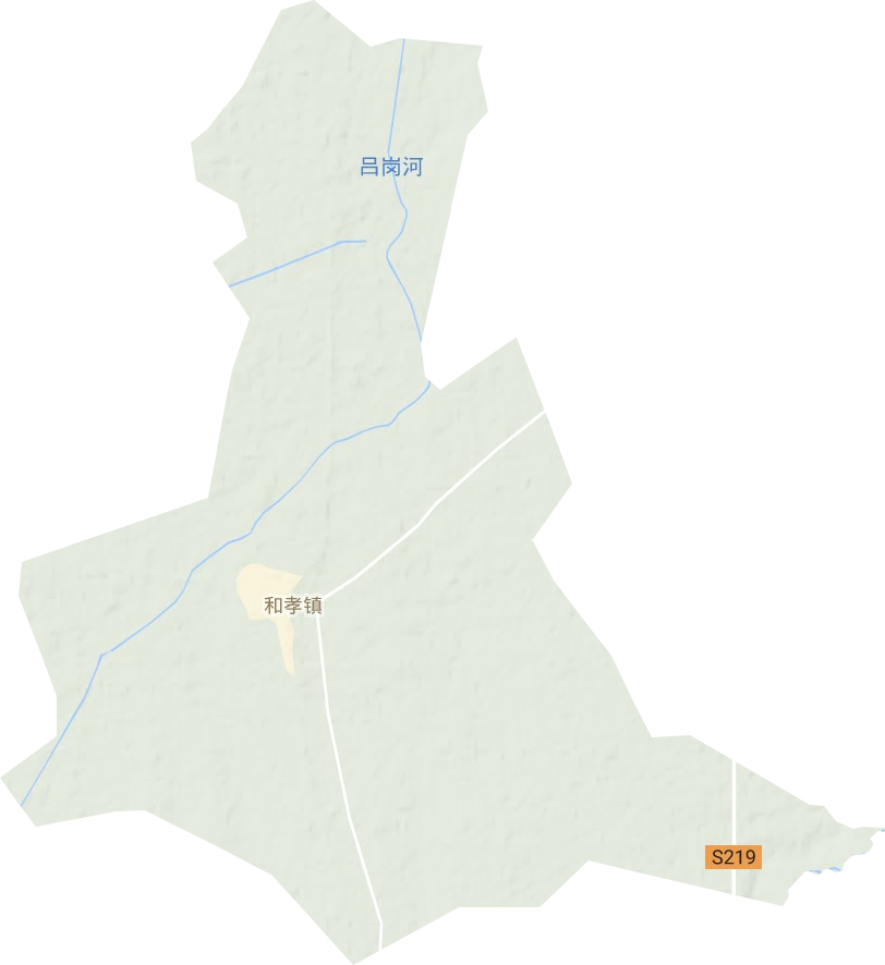 和孝鎮地形圖