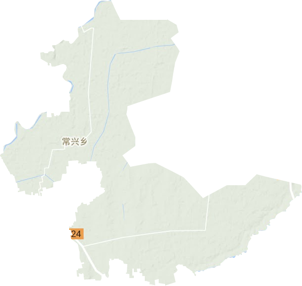 常興鎮地形圖