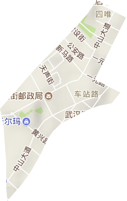 車站街辦事處地形圖