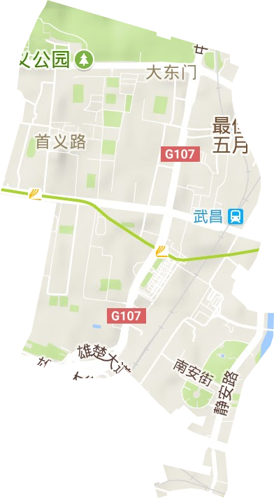 首義路街辦事處地形圖