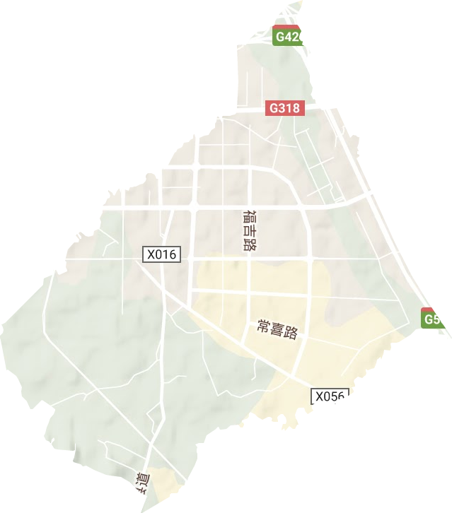 武漢常福工業示范園管理委員會地形圖