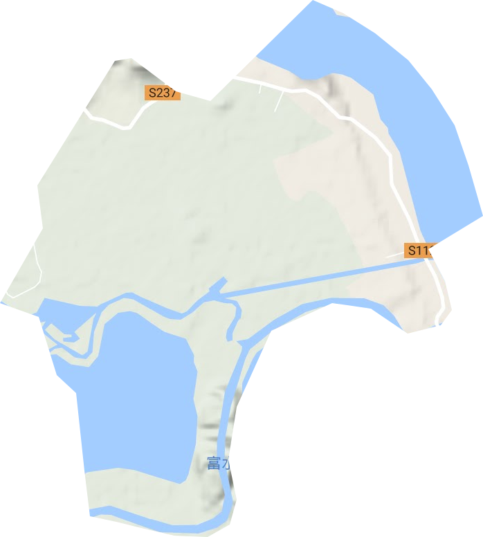 半壁山農場地形圖