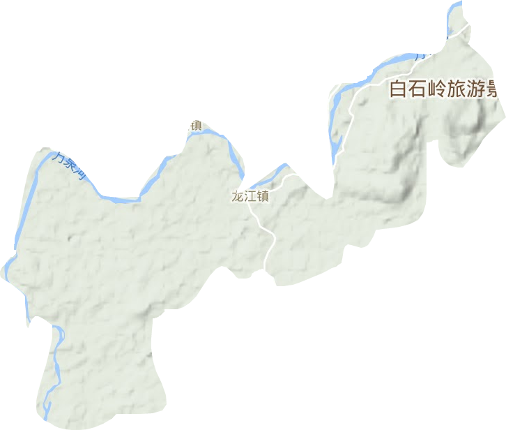 龍江鎮地形圖