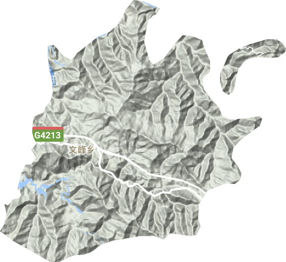 文峰鄉地形圖