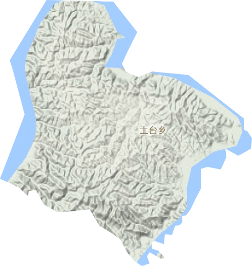 龍山鎮(zhèn)地形圖
