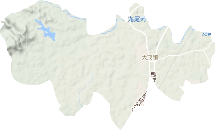 大茂鎮地形圖