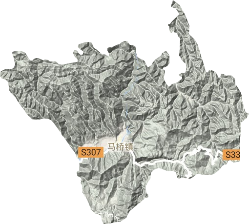 馬橋鎮地形圖