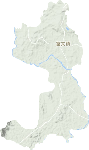 富文鎮地形圖