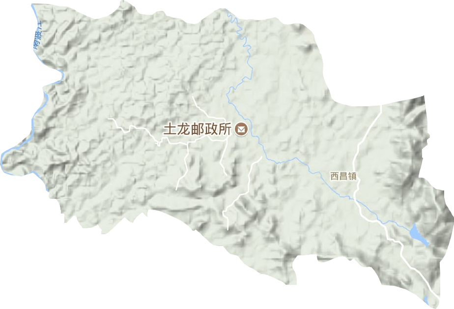 西昌鎮地形圖