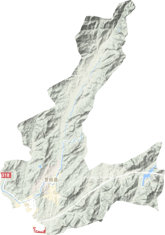 鳳山鎮(zhèn)地形圖