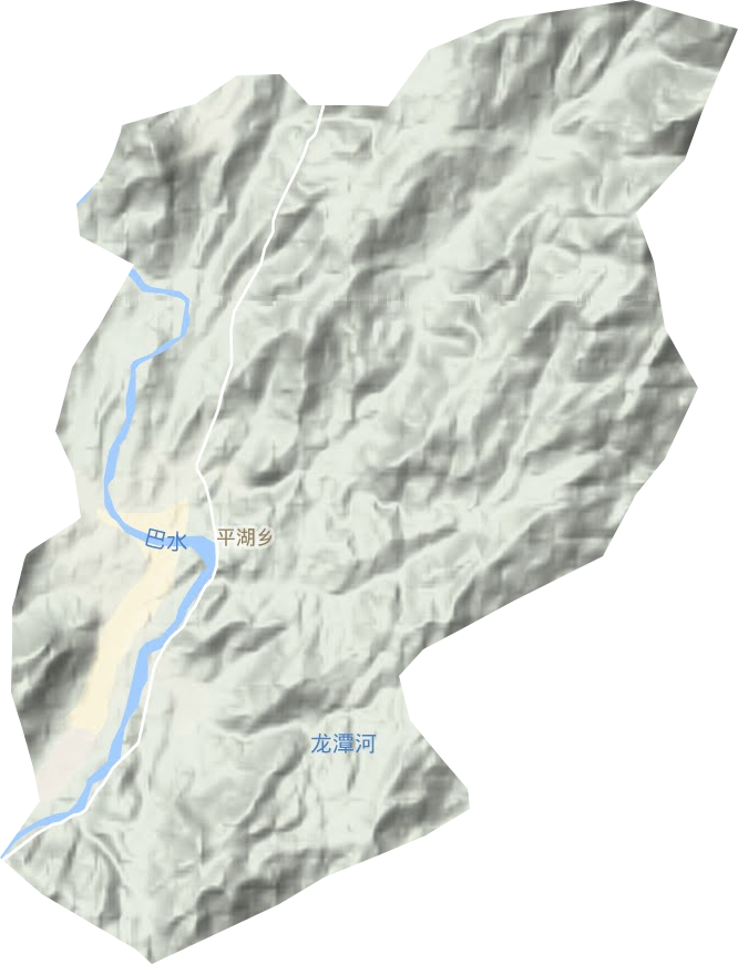 平湖鄉(xiāng)地形圖