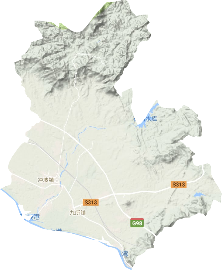 利國(guó)鎮(zhèn)地形圖