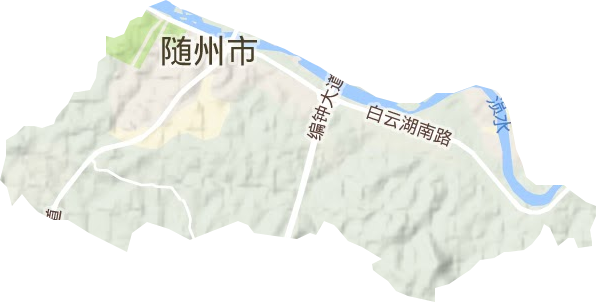 城南新區辦事處地形圖