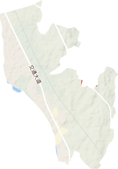 曾都區新型工業基地地形圖