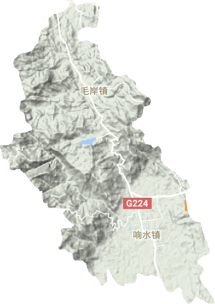 響水鎮地形圖