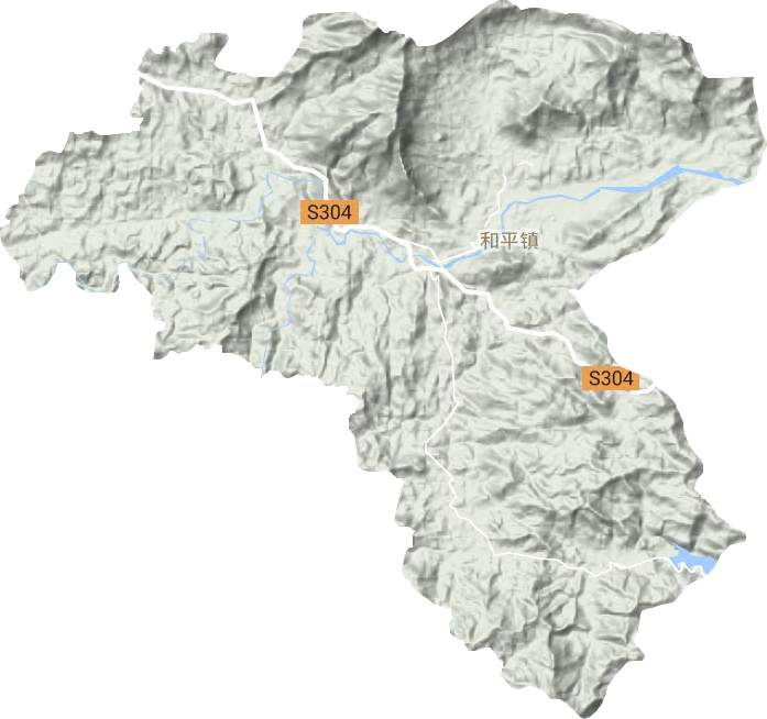 和平鎮地形圖