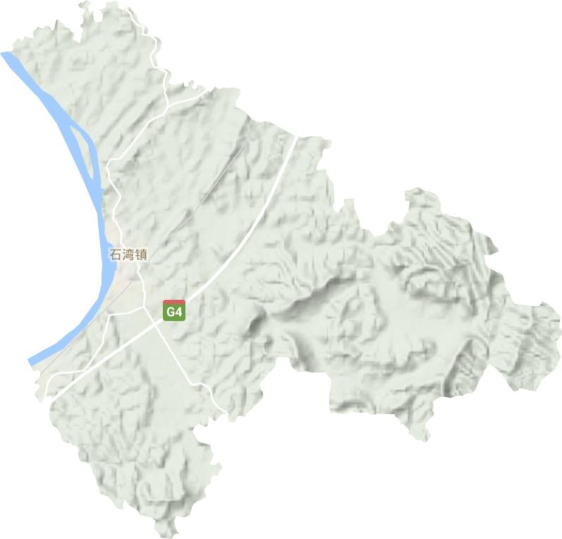 石灣鎮地形圖