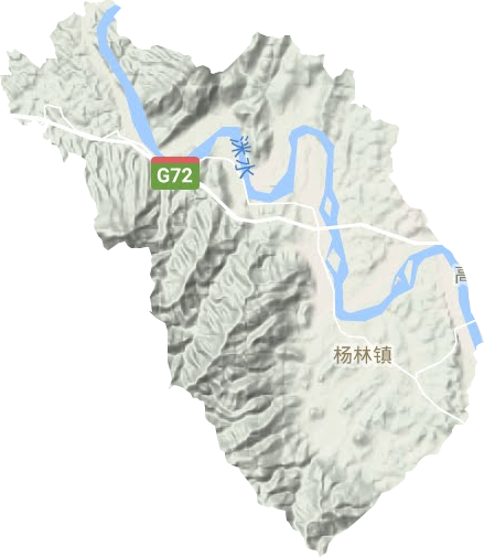 楊林鎮地形圖