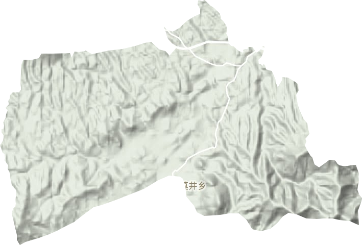 莫井鄉(xiāng)地形圖