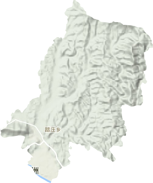 踏莊鄉地形圖