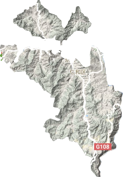 仁和區(qū)地形圖