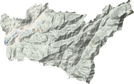 普樂鎮地形圖