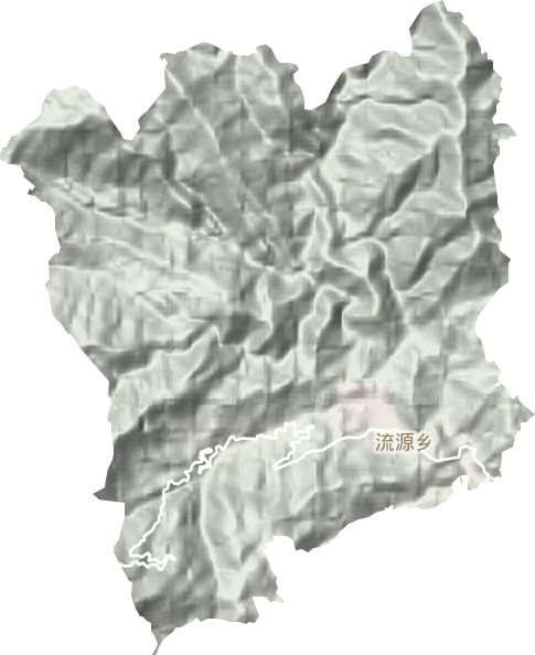 流源鄉(xiāng)地形圖