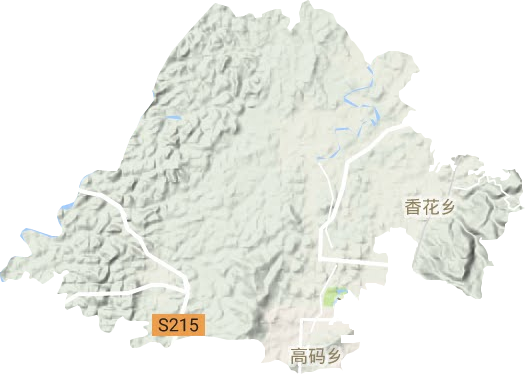 程水鎮地形圖