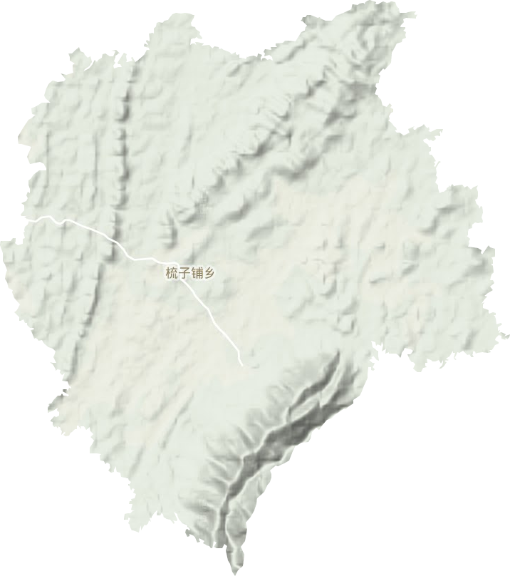 梳子鋪鄉(xiāng)地形圖