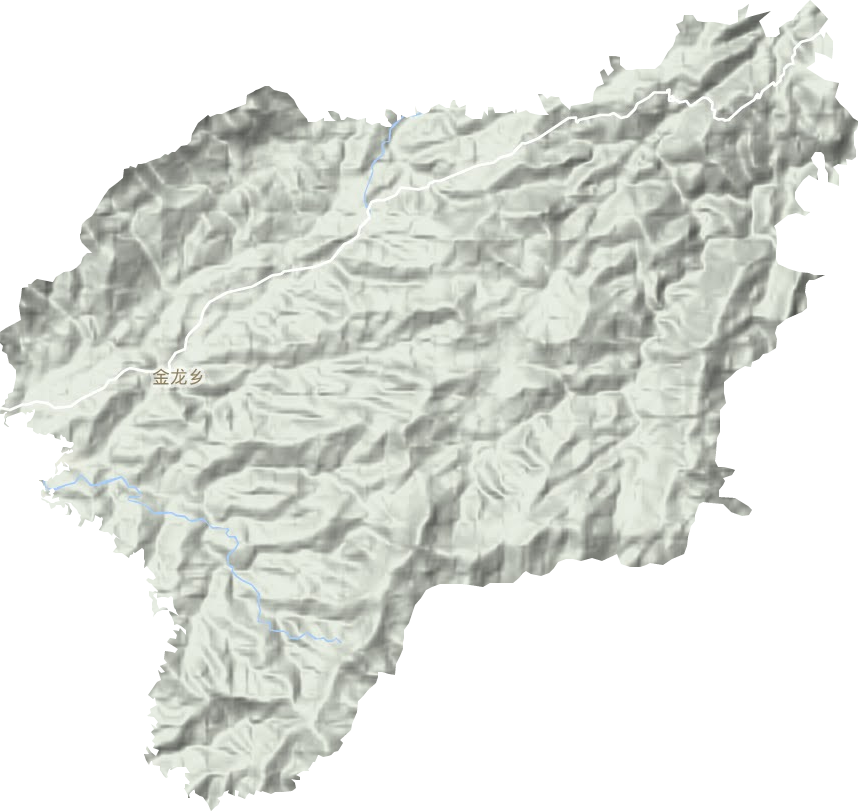 金龍鄉地形圖