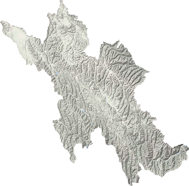 色達縣地形圖