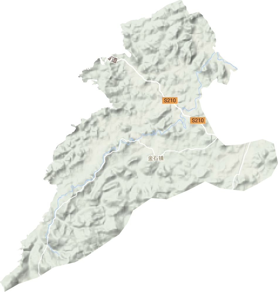 金石鎮地形圖