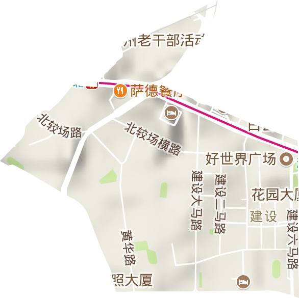 建設街道地形圖