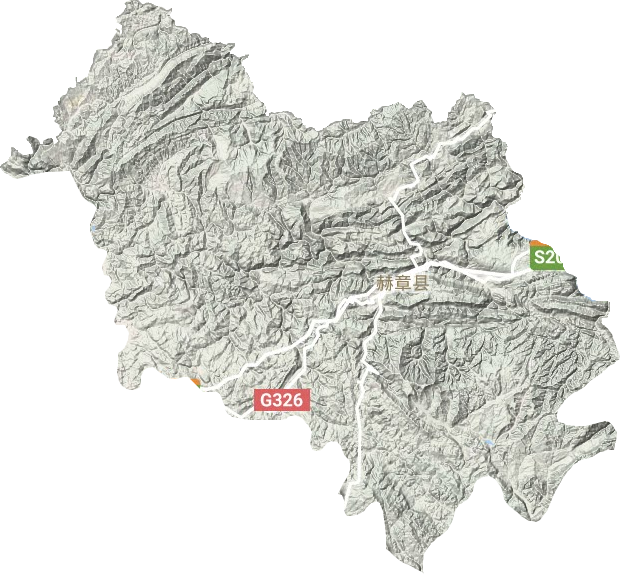 赫章縣地形圖