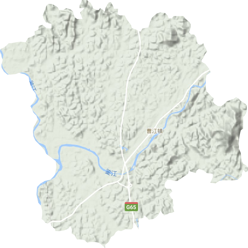 曹江鎮地形圖