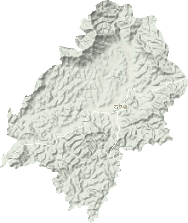 石馬鎮地形圖