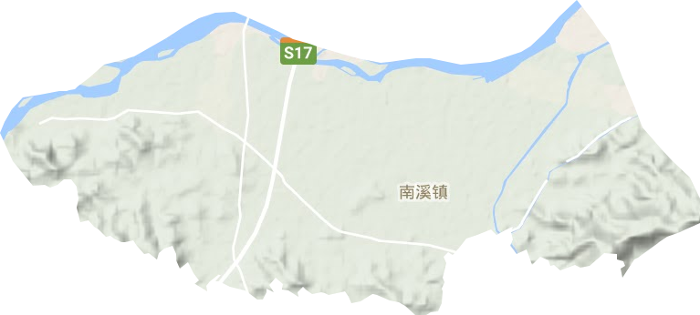 南溪鎮(zhèn)地形圖