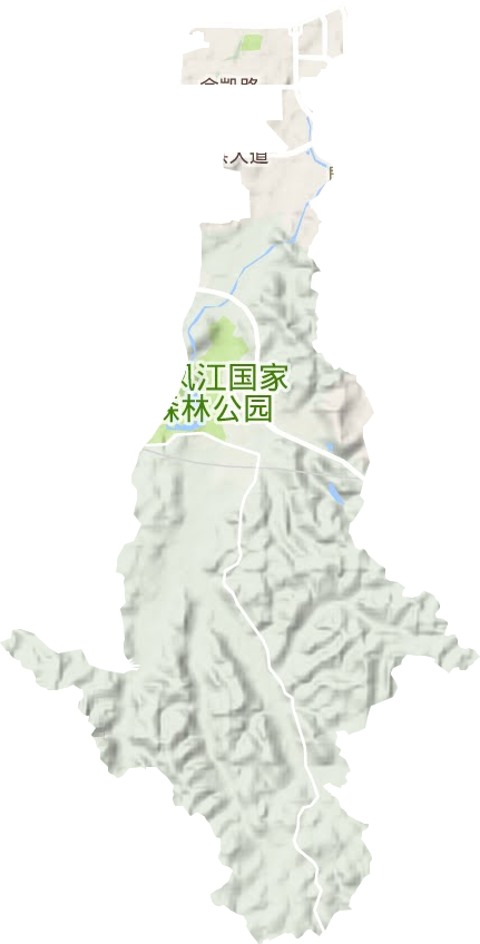 金凱街道地形圖